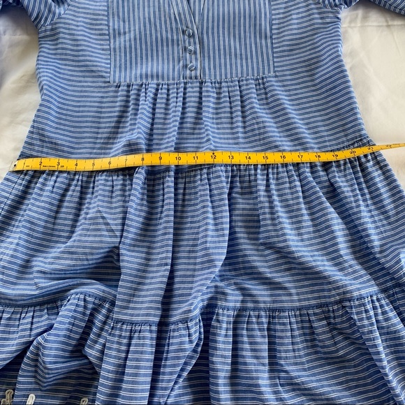 HALLHUBER Blue Striped Tent Dress S - Picture 12 of 16
